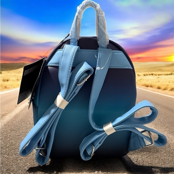 LOUNGEFLY STAR WARS OBI-WAN VS DARTH VADER MINI BACKPACK New With Tags - Picture 2 of 3